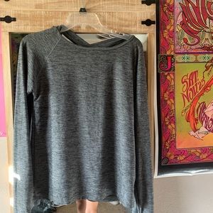 Womens athletic openback longsleeve